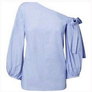 NWT Banana Republic Off Shoulder Chambray Top